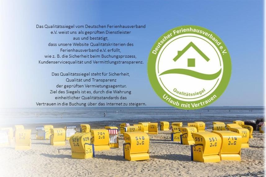 Haus "Jan Am Strand" Appartement Jan220 Cuxhaven Esterno foto
